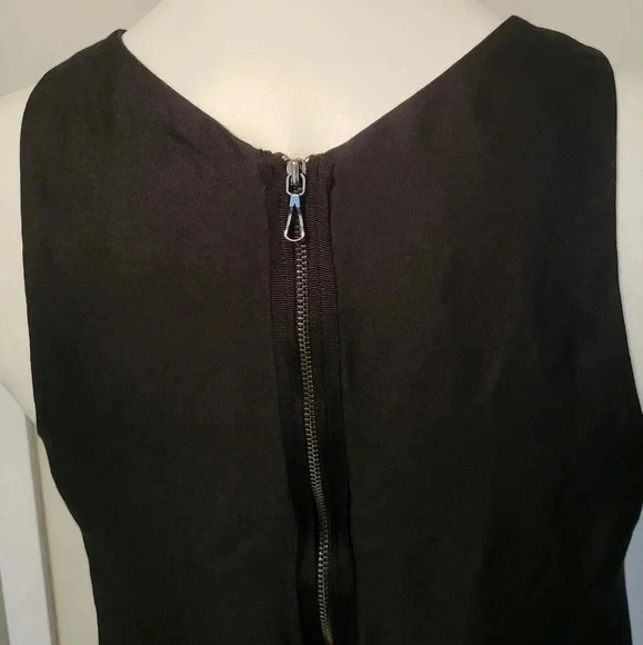 Anthropologie Leifsdottir Black Silk Blend Bubble Hem Cocktail/Shift Dress(4) - Picture 6 of 10